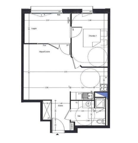 Appartement 2 pièces - 44400 Rezé -  Pont Rousseau Centre