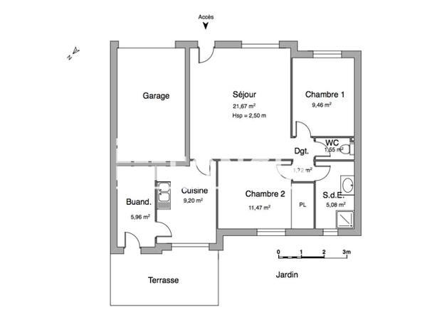 Location Maison 3 pièces 60.15 m² - RESIDENCE DES VIGNES Chalonnes-sur-loire 49290