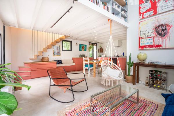 Maison d’architecte intimiste avec jardinet privatif