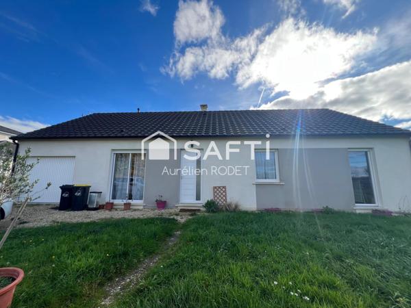 Pavillon de plain-pied de 2019, 3 chambres.