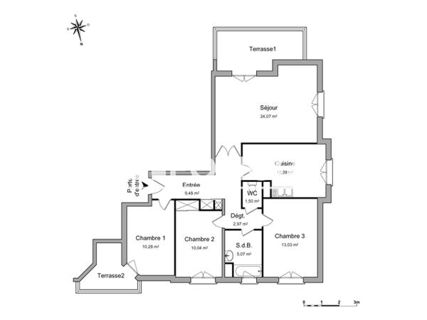 Location Appartement 4 pièces 88.83 m² - 3-5-7 RUE DE LA CHAPELLE Sarrebourg 57400