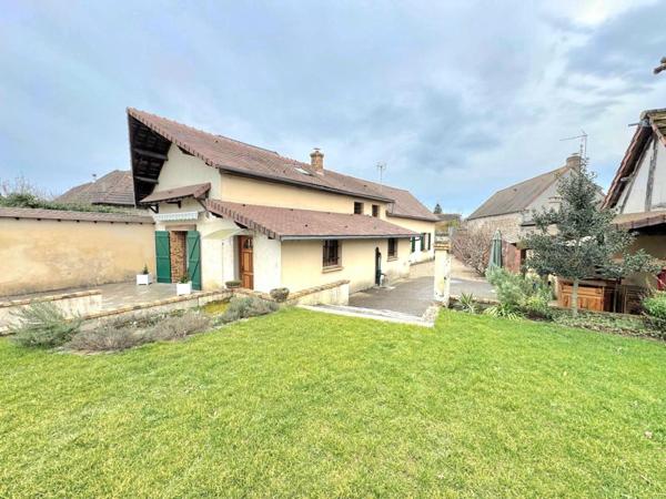 Ensemble immobilier  2 maisons : Maison 165 m2  et 80 m2  Gasny 27620 - 4 chambres- 976 m2 Terrain