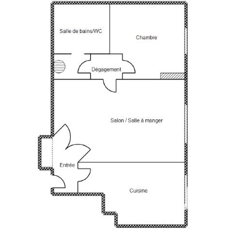 Appartement à vendre 2 pièces 48 m² Dreux