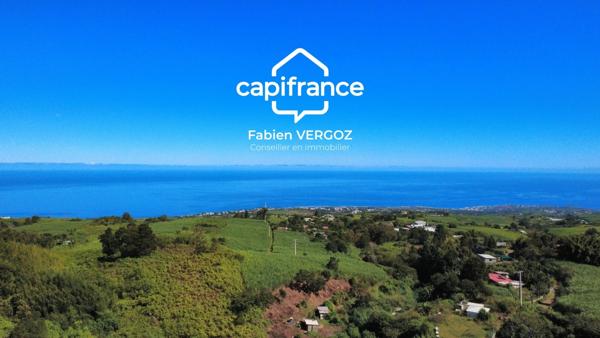 Terrain avec vue mer – La Saline les Hauts : 4 500 m² construtible