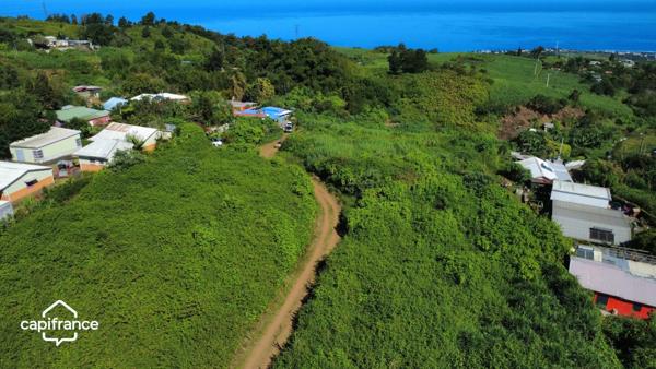 Terrain avec vue mer – La Saline les Hauts : 4 500 m² construtible