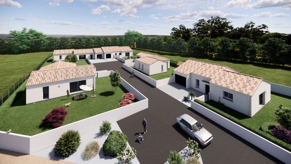 Maison Neuve à Vendre au Fenouiller - 3 chambres, jardin Spacieux, frais de notaire réduits.