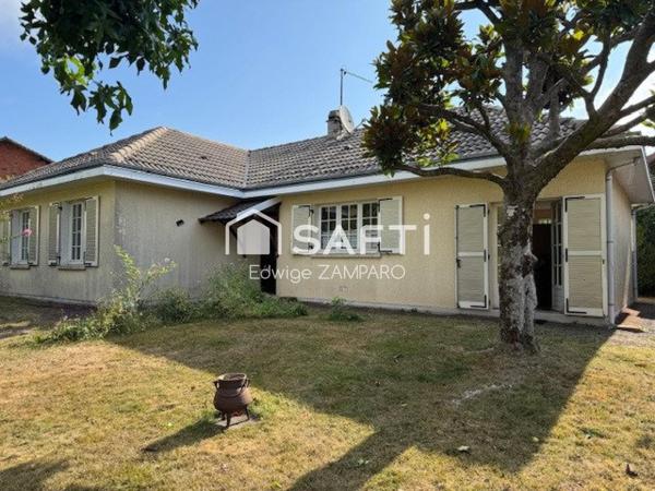 Toute de plain-pied !  Ses plus : studio indépendant , atelier & grange