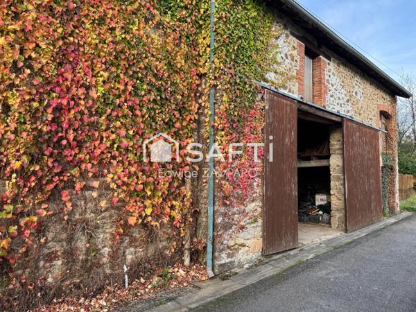 Toute de plain-pied !  Ses plus : studio indépendant , atelier & grange