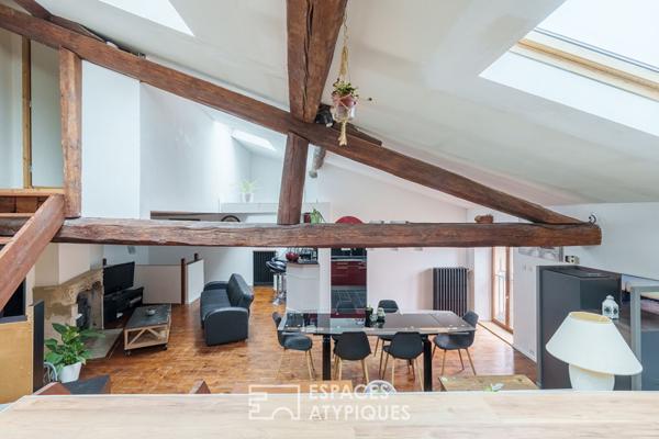 Maison fin XIXe au charme ancien et à l’agencement singulier