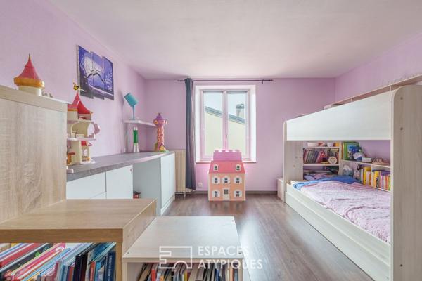 Maison fin XIXe au charme ancien et à l’agencement singulier