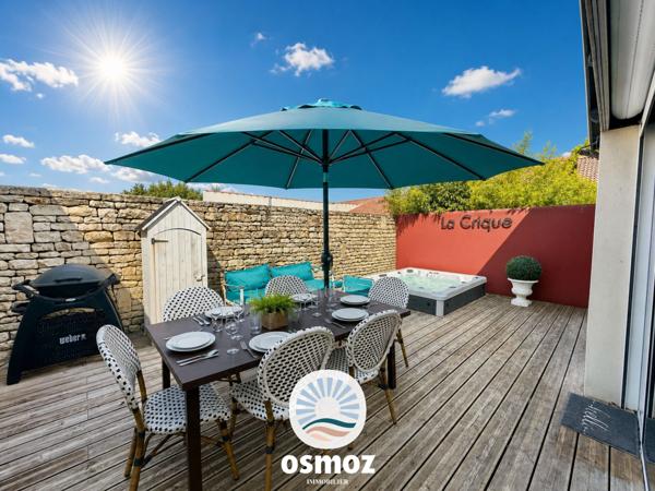 CHÂTELAILLON-PLAGE – Maison contemporaine 3 chambres avec jacuzzi, vendue meublée !