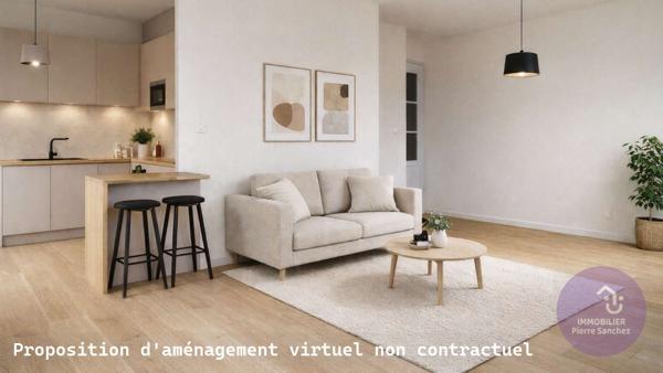 Souffelweyersheim (67460) Souffelweyersheim - T2 43.60 m² avec balcon, cellier et 2 parkings