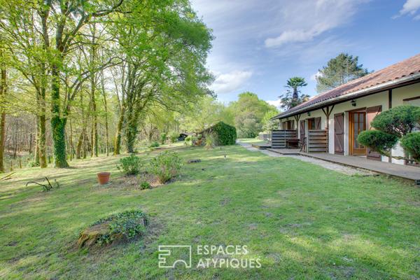 Propriété landaise de caractère au coeur de la nature