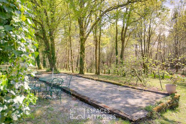 Propriété landaise de caractère au coeur de la nature