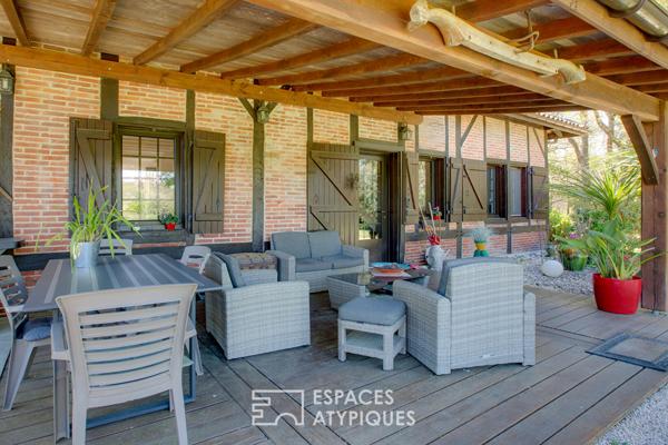 Propriété landaise de caractère au coeur de la nature