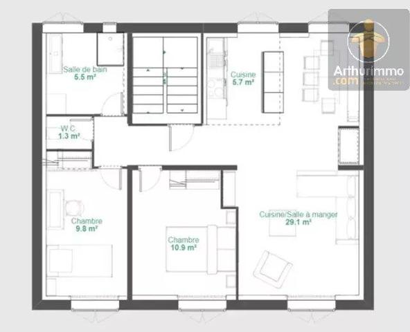 Location                                                      Appartement
                        
                     2 pièces                      20 m2                     à Beaugency