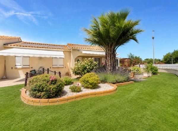 Maison Montagnac 100 m2, 3 chambres, garage, atelier, véranda sur parcelle  de 600m²