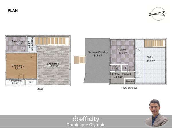Maison
         3 pièces
        - 80 m² 129 700 € *