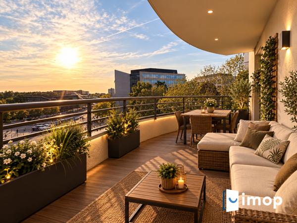 2 PIÈCES 54 m²  – BALCON & PARKING