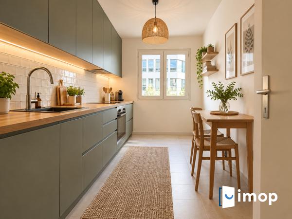 2 PIÈCES 54 m²  – BALCON & PARKING