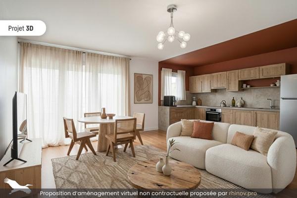 Appartement à vendre |                                       Quimper |                                        3 pièces  |  64 m²