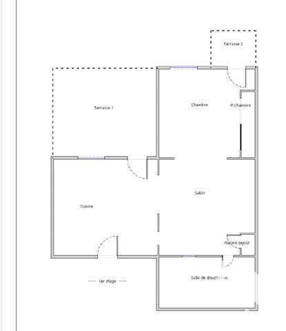 Appartement à vendre 2 pièces 45 m² Le Cannet