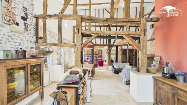 Campagne chic - Superbe corps de ferme - Potentiel Chambres d'hôtes Hagetmau