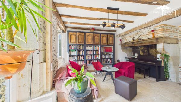Campagne chic - Superbe corps de ferme - Potentiel Chambres d'hôtes Hagetmau