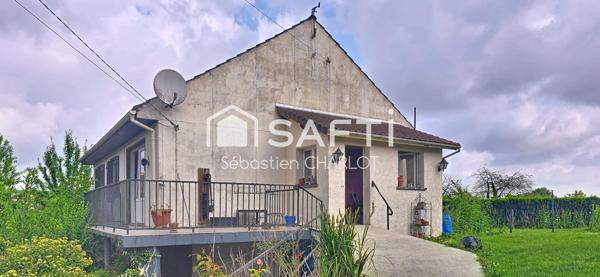Grande maison avec sous-sol complet et jardin