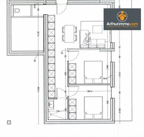 Vente                                                      Appartement
                        
                     3 pièces                      64 m2                     à Pietrosella