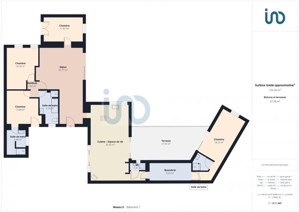 Maison 5 pièces de 154 m² à Rivedoux-Plage (17940)