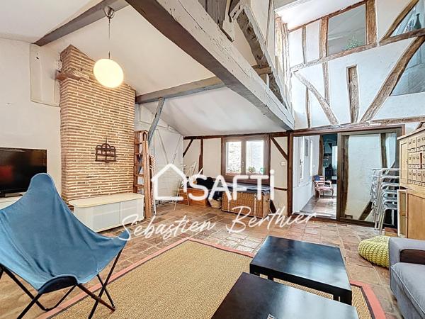 Maison familiale au cœur du vieux Lavaur – 4 chambres, cour, atelier