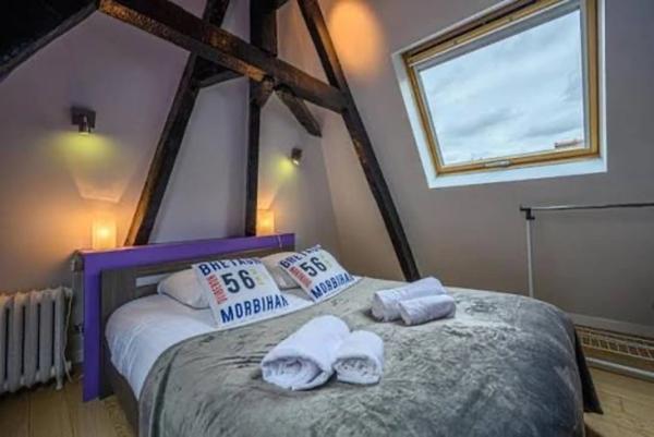 Duplex de charme, 115 m²–centre historique de Vannes, à deux pas du port !