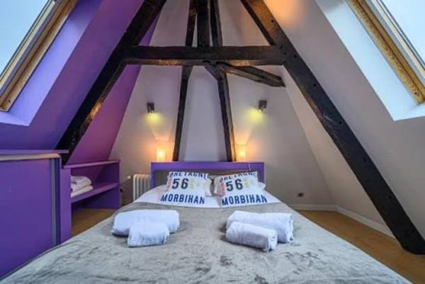 Duplex de charme, 115 m²–centre historique de Vannes, à deux pas du port !