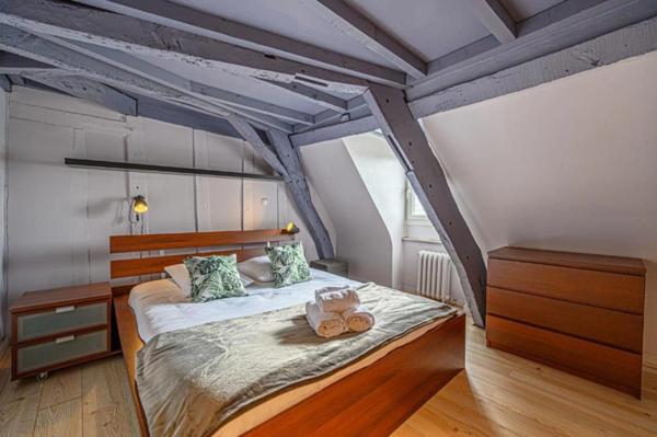 Duplex de charme, 115 m²–centre historique de Vannes, à deux pas du port !