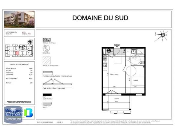 Appartement à louer 2 pièces 40.56m² Perpignan (66000)