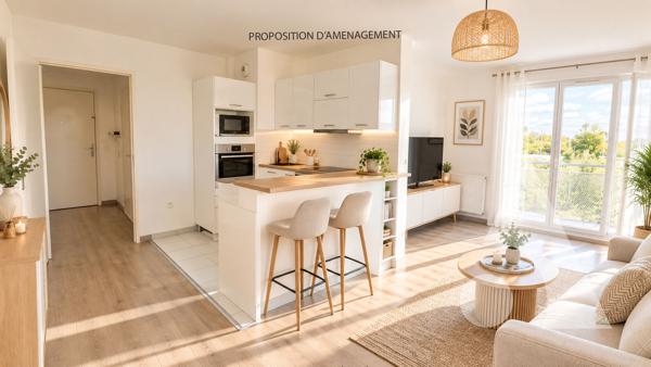 Appartement 2 pièces 41.64 m2