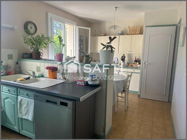 Maison de plain pied en lotissement avec jardin,garage, 2 chambres proche du centre ville