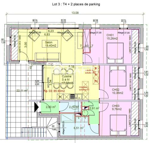 Nouveau : T4 neuf au Grau-du-Roi, env. 120m2 utiles