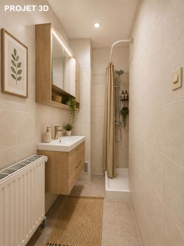 Appartement en rez-de-chaussée de 53 m2 avec cave Chateauvert