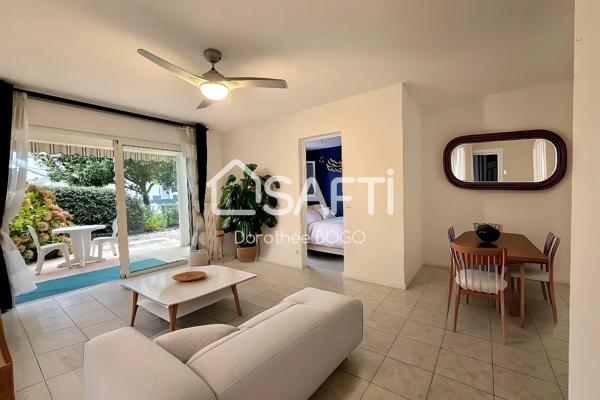 Appartement avec terrasse au centre d'Andernos