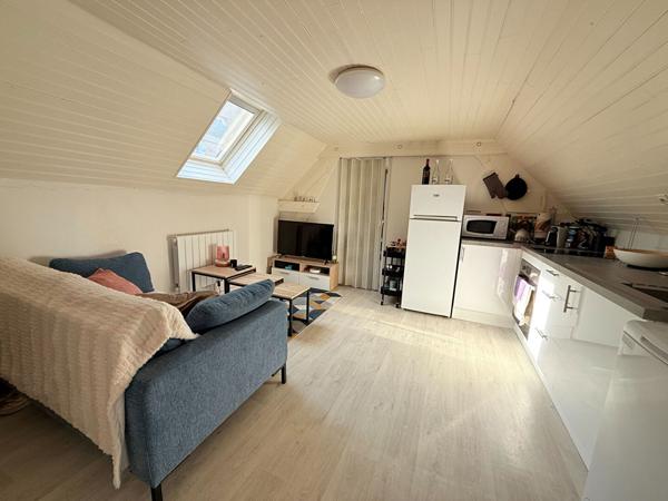 Charmant appartement 2 pièces à vendre à Angers quartier Ney/ Chalouère, dernier étage, calme et lumineux