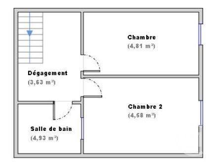 Appartement T3 à vendre  3 pièces - 75,58 m2 LYON - 69004