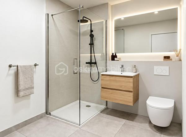 À SAISIR : Charmant 2 Pièces avec Jardin et Terrasse – Proche RER A Noisy-Champs
​Découvrez ce charmant appartement de 2 pièces au rez-de-chausséen, d'une surface de 38,40 m² loi Carrez, situé au rez-de-chaussée d'une petite résidence bien entretenue de 2003 dans le secteur prisé à Noisy-le-Grand. Son véritable atout coup de cœur réside dans son magnifique espace extérieur privatif d'environ 27 m², composé d'une terrasse de 7 m² et d'un agréable jardin engazonné, vous offrant un véritable havre de paix en pleine ville pour profiter des beaux jours.
​Cet appartement bénéficie d'une distribution fonctionnelle et parfaitement optimisée. L'entrée, dotée d'un placard de rangement pratique, vous mène vers un séjour lumineux de plus de 17 m². Cette agréable pièce de vie intègre une cuisine équipée ouverte, créant un espace convivial qui se prolonge naturellement vers la terrasse et le jardin grâce à de grandes baies vitrées. L'espace nuit, bien séparé, se compose d'une chambre confortable de plus de 10 m² avec placard intégré, offrant une vue dégagée et apaisante sur la verdure, ainsi que d'une salle d'eau fonctionnelle avec WC.
​L'environnement constitue un point fort incontestable de ce bien. Vous profiterez d'un emplacement stratégique alliant le calme d'une résidence à taille humaine et la proximité immédiate des transports. La gare RER A de Noisy-Champs se trouve à seulement 750 mètres, vous permettant de rejoindre très rapidement Paris et les grands pôles de l'Est parisien. De plus, plusieurs lignes de bus, dont la ligne 320, sont accessibles à quelques pas pour faciliter vos déplacements quotidiens sur la commune et ses environs.
​Pour votre confort au quotidien, toutes les commodités sont facilement accessibles à pied. Vous trouverez dans le secteur immédiat un supermarché, une pharmacie, des établissements scolaires, des équipements sportifs ainsi que des commerces de proximité. Les amateurs de shopping ou de loisirs apprécieront également l'accès rapide au grand centre commercial Les Arcades de Noisy-le-Grand, qui regroupe un hypermarché, de nombreuses boutiques, des restaurants et un cinéma.
​Idéal pour un premier achat, une résidence principale ou un investissement locatif sûr, ce deux pièces avec un véritable extérieur est une belle opportunité sur le marché. Un bien associant confort de vie, verdure et proximité de toutes les commodités est rare.
​N'attendez plus pour visiter cet appartement et laissez-vous séduire par son potentiel ! Contactez-moi dès aujourd'hui pour organiser une visite.

*** photographies améliorées par IA _ non contractuels