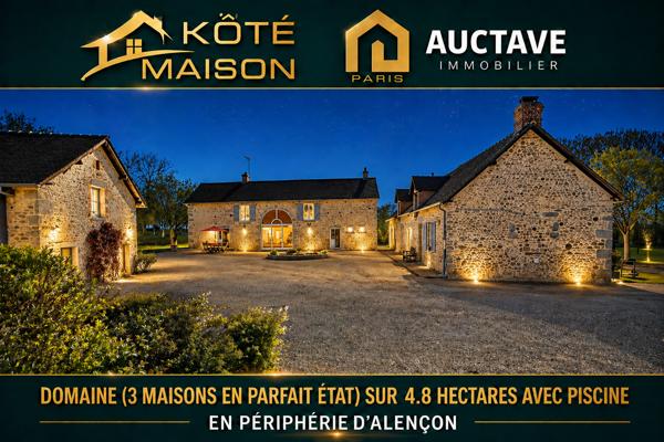 DOMAINE AVEC PISCINE - 3 MAISONS SORTIE D'ALENCON , Alencon DOMAINE AVEC PISCINE - 3 MAISONS SORTIE D'ALENCON , Alencon