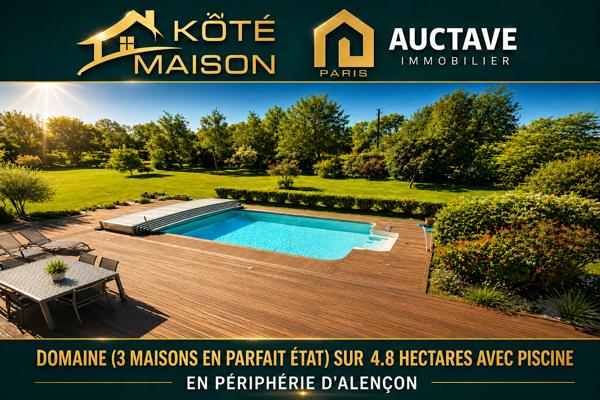 DOMAINE AVEC PISCINE - 3 MAISONS SORTIE D'ALENCON , Alencon DOMAINE AVEC PISCINE - 3 MAISONS SORTIE D'ALENCON , Alencon