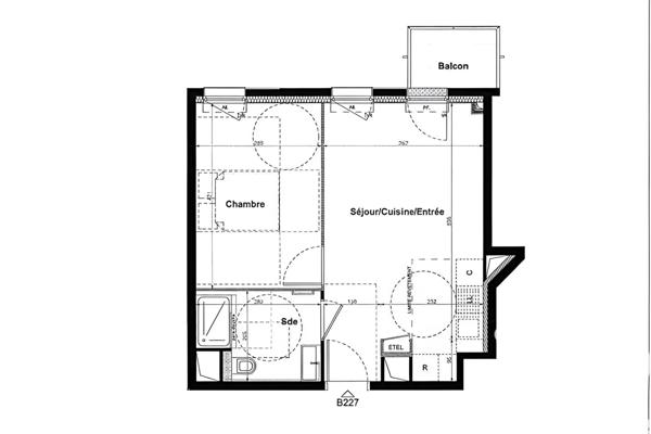 Appartement à vendre 2 pièces 40 m² Meudon-la-Forêt
