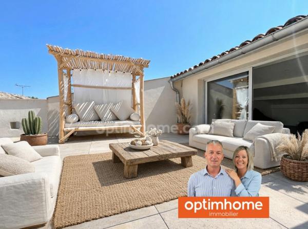 AIGUES-MORTES MAISON RÉNOVÉE 5 PIÈCES 147 M2 AVEC 2 GARAGES ET TOIT TERRASSE