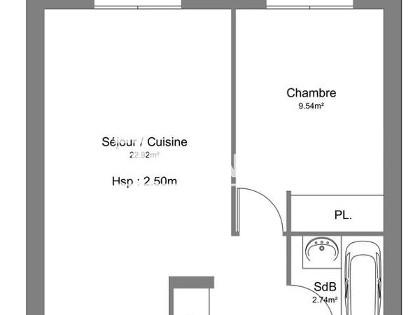Location Appartement 2 pièces 36.55 m² - 19, AVENUE DE LA MARNE Tarbes 65000