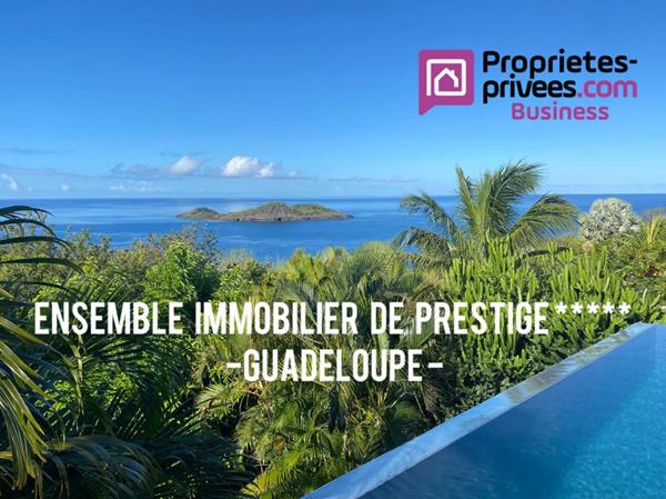Ensemble de 5 villas de prestige -  murs et fonds de commerce- Guadeloupe